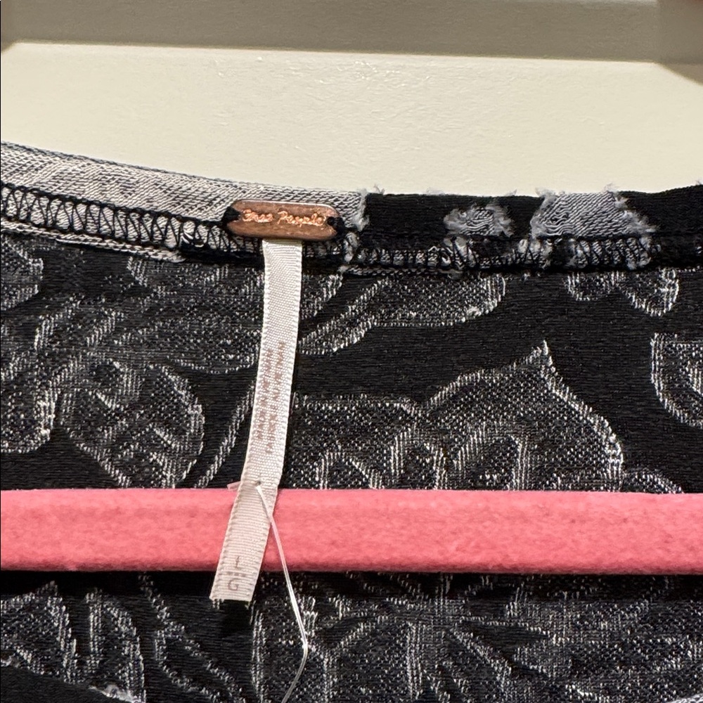 NWT Free People Wrenli Set / Black Combo- Large - Picture 9 of 11